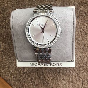 Michael Kors Darci Quartz Silver Crystal Watch